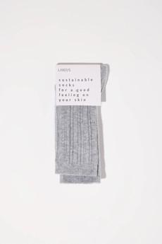 Rib knit socks (GOTS) via LANIUS