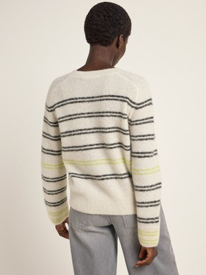 striped sweater made of alpaca wool from LANIUS