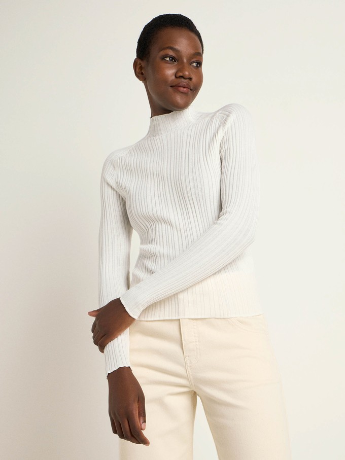 Ribbed sweater (GOTS) from LANIUS