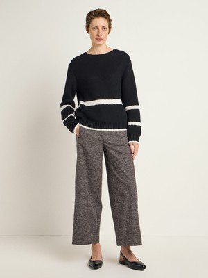 Block stripe sweater (GOTS) from LANIUS