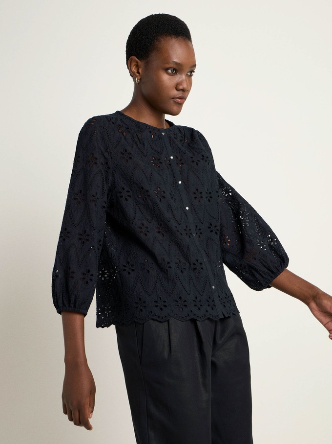 Organic cotton lace blouse from LANIUS