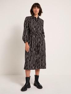 Midi Dress Print Irregular via LANIUS