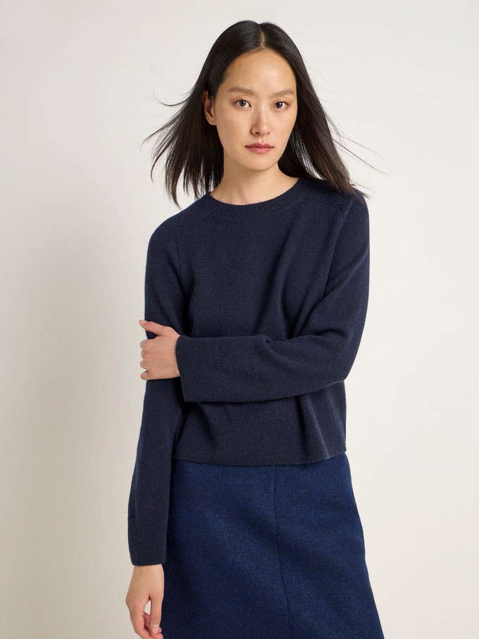 Cropped sweater (GOTS) from LANIUS