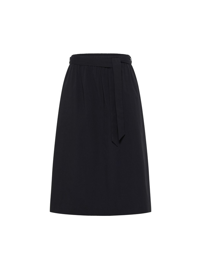 Midi skirt with belt (GOTS) from LANIUS