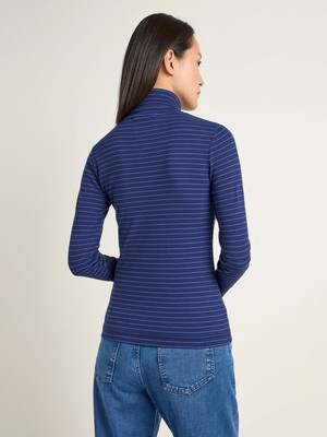 Striped turtleneck shirt (GOTS) from LANIUS