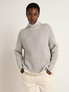 Ribbed sweater (GOTS) via LANIUS