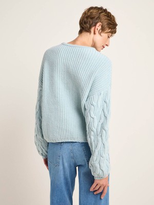 Sweater with cable stitch (GOTS) from LANIUS