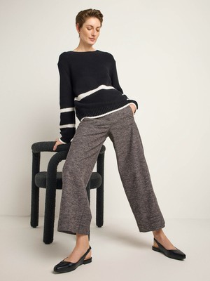 Block stripe sweater (GOTS) from LANIUS