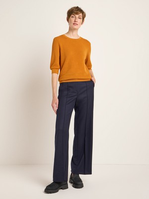 Structured half-sleeve sweater (GOTS) from LANIUS