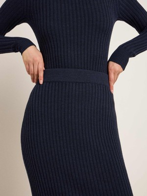 Ribbed knit skirt (GOTS) from LANIUS