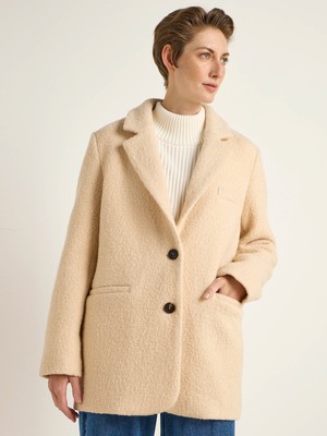 Boucle blazer coat (GOTS) from LANIUS