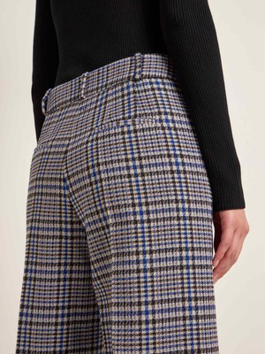 Checked Marlene trousers from LANIUS