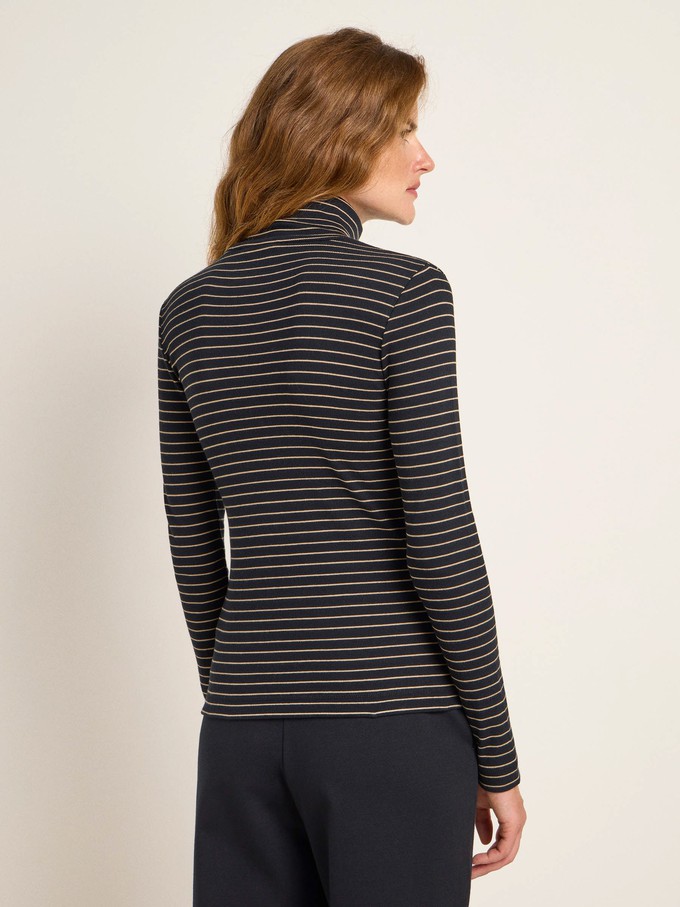 Striped turtleneck shirt (GOTS) from LANIUS