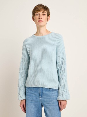 Cable-knit sweater (GOTS) from LANIUS