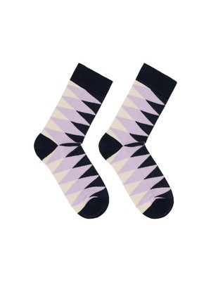 Socks with diamonds (GOTS) from LANIUS