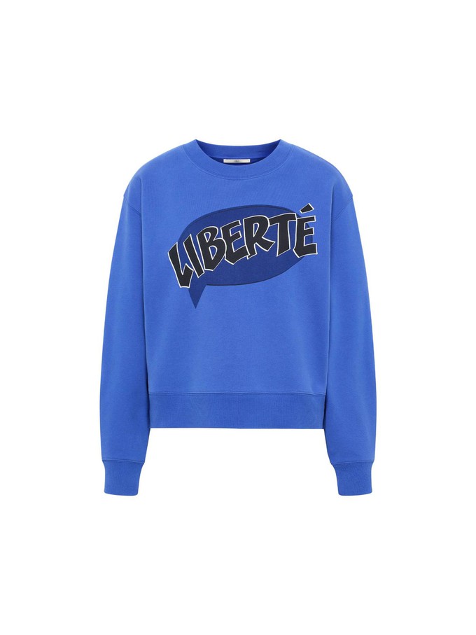 Statement sweatshirt "LIBERTÉ" (GOTS) from LANIUS