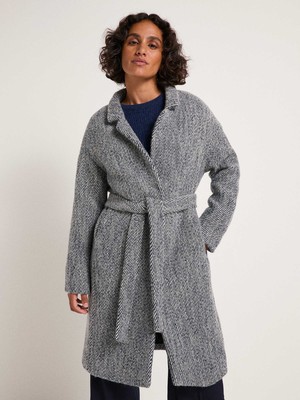 Coat with tie belt from LANIUS