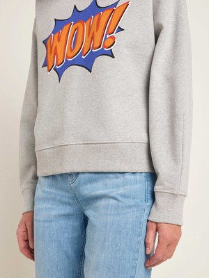 Statement sweatshirt "WOW" (GOTS) from LANIUS