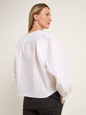 Blouse with ruffles GOTS from LANIUS