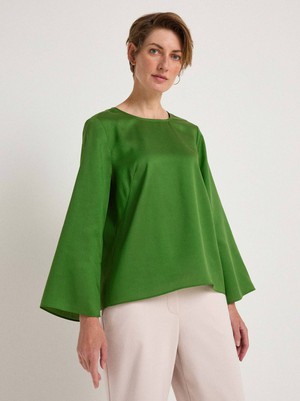 Blouse with slits from LANIUS