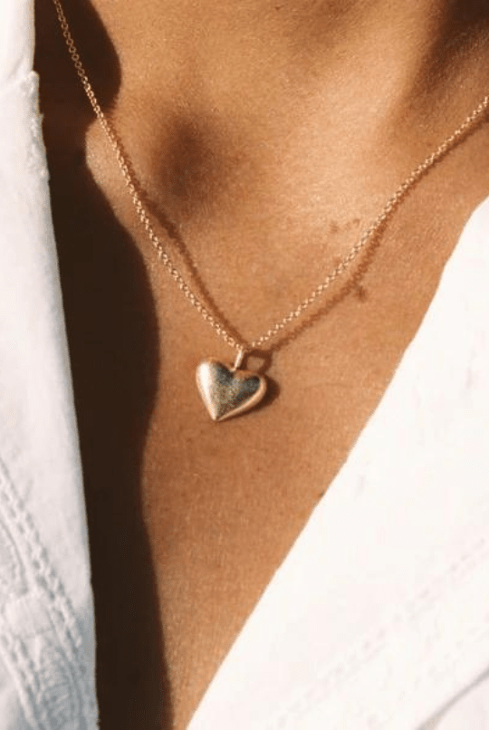 Heart Necklace from Lavender Hill Clothing
