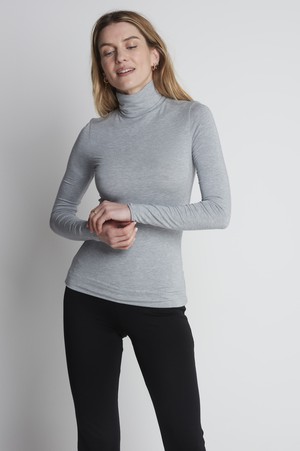 Roll Neck Micro Modal Top from Lavender Hill Clothing