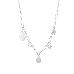 Serendipity Charm Necklace Silver from Loft & Daughter