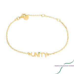 UNiTY Bracelet Gold (100% profit supporting Women for Refugee Women) from Loft & Daughter