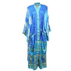 If Saris Could Talk Maxi Kimono- Paradise Island via Loft & Daughter