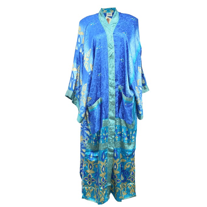 If Saris Could Talk Maxi Kimono- Paradise Island from Loft & Daughter