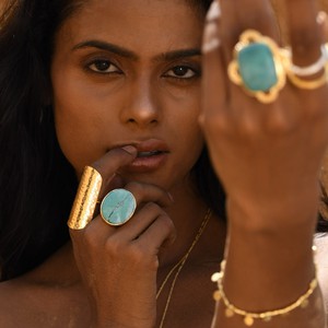 Hammered Anjuna Ring Silver Prototype -Outlet from Loft & Daughter