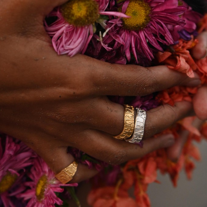 Fearless Affirmation Stacking Ring from Loft & Daughter