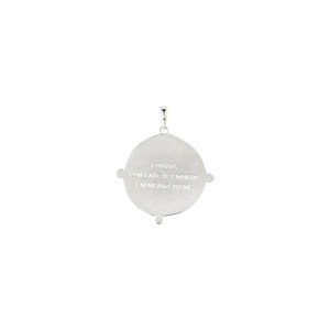 Divine Compass Link Chain Pendant Silver from Loft & Daughter