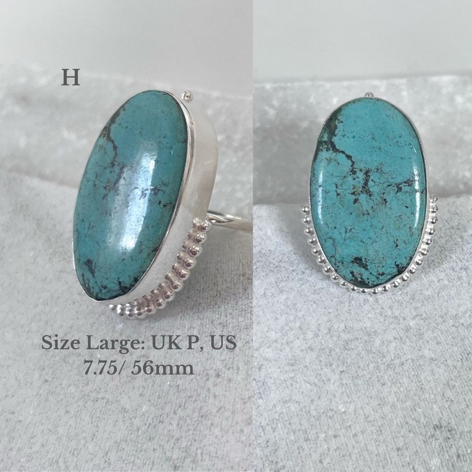 Anokhi  Turquoise Rings Silver from Loft & Daughter
