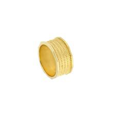 Chunky Relic Stacking Ring via Loft & Daughter
