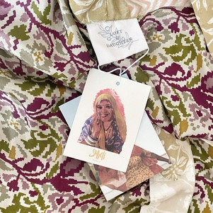 If Saris Could Talk Maxi Kimono- Desert Garden from Loft & Daughter