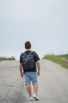 Recycled inner tube Portobello Backpack via Lost in Samsara