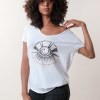 eye raw edge tee-shirt from madeclothing