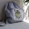 yellow beetle canvas backpack via madeclothing