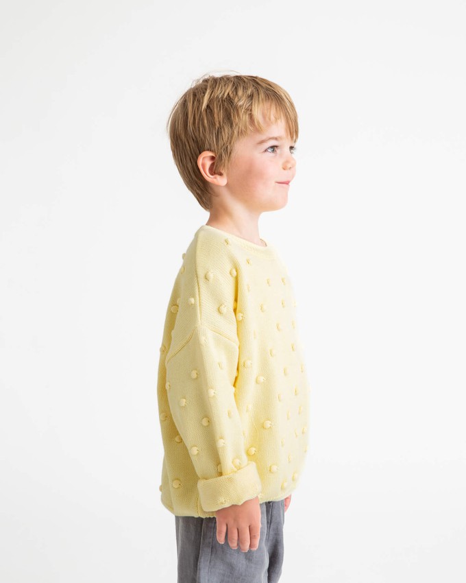 Popcorn Sweater daffodil from Matona