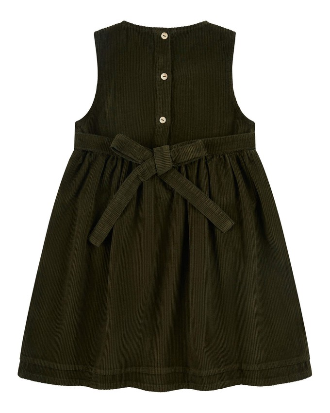 Belted Corduroy Dress moss from Matona