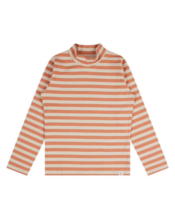 High Neck Longsleeve oyster-caramel from Matona