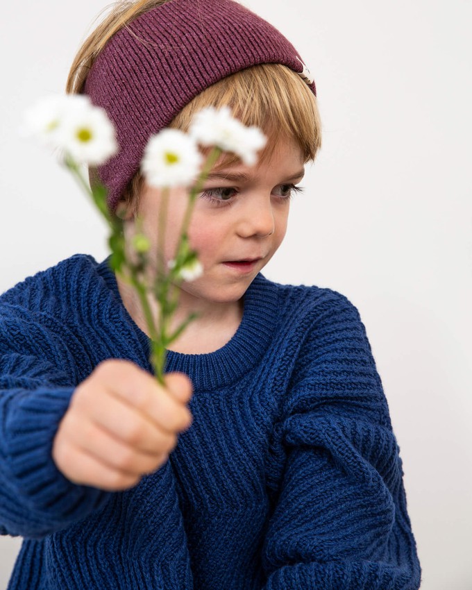 Knitted Headband berry from Matona