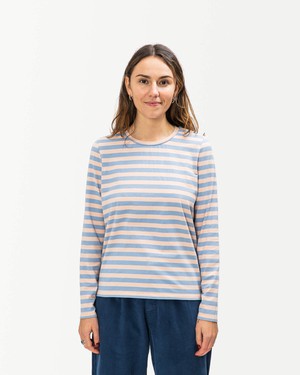 Round Neck Longsleeve rose-blue from Matona