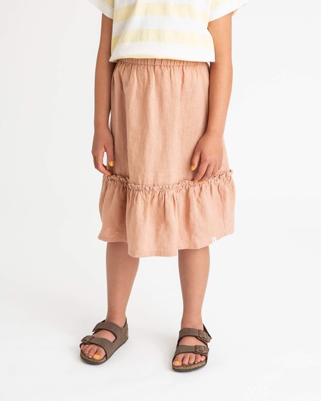 Ruffled Skirt rosewood from Matona