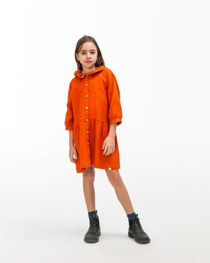 Frill Collar Dress squash from Matona