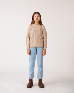 Lace Sweater limestone from Matona