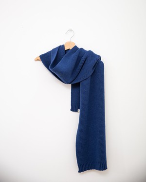 Knit Scarf royal blue from Matona