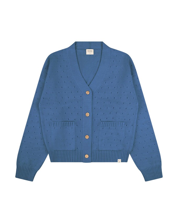 Spring Cardigan seal blue from Matona