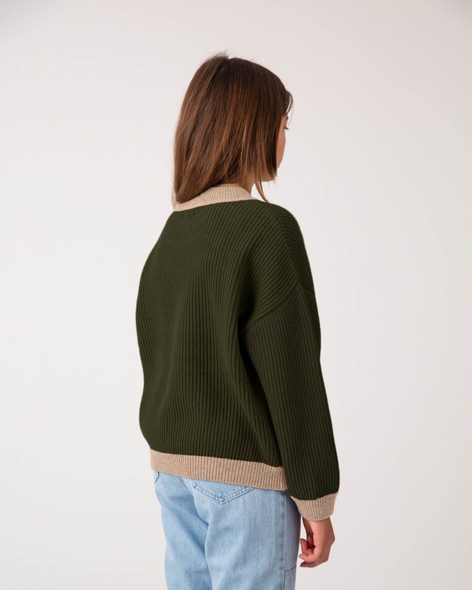 Mock Neck Sweater loden green from Matona